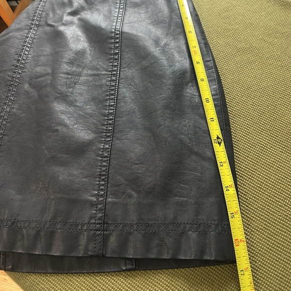 Free People Faux Leather Skirt - Picture 6 of 6